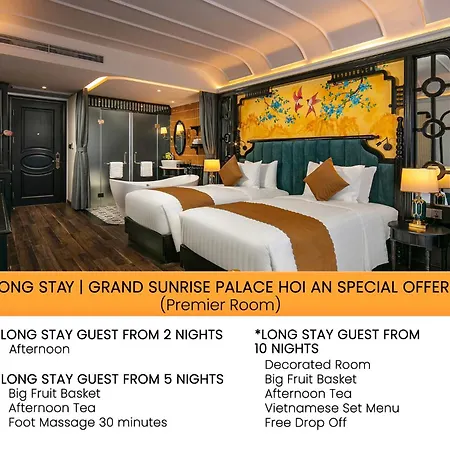 Grand Sunrise Palace Hoi An- A Luxury Indochine Hotel & Spa Exterior photo